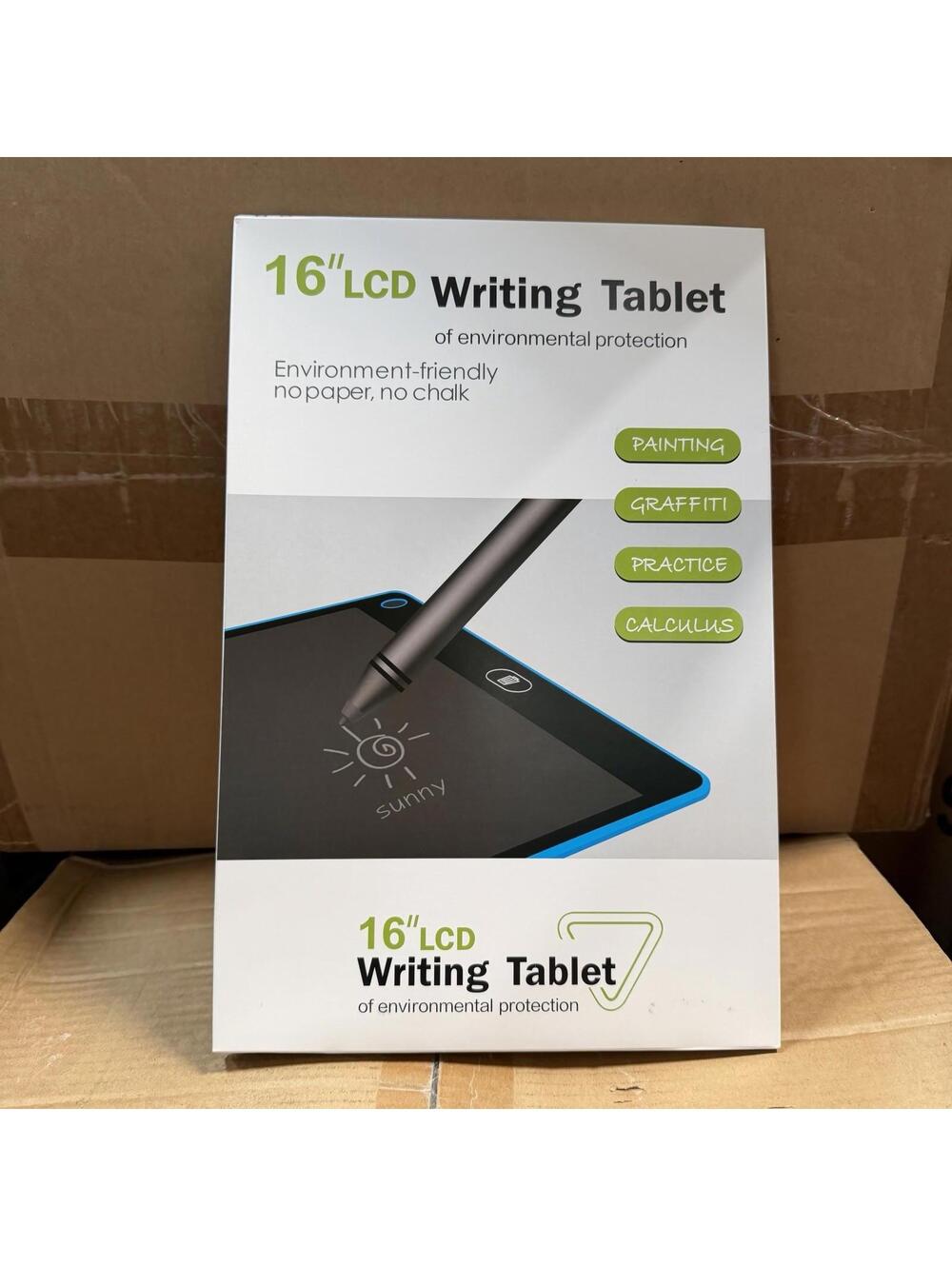 16” Pink LCD Writing Tablet for Kids - Reusable Doodle Board Blue